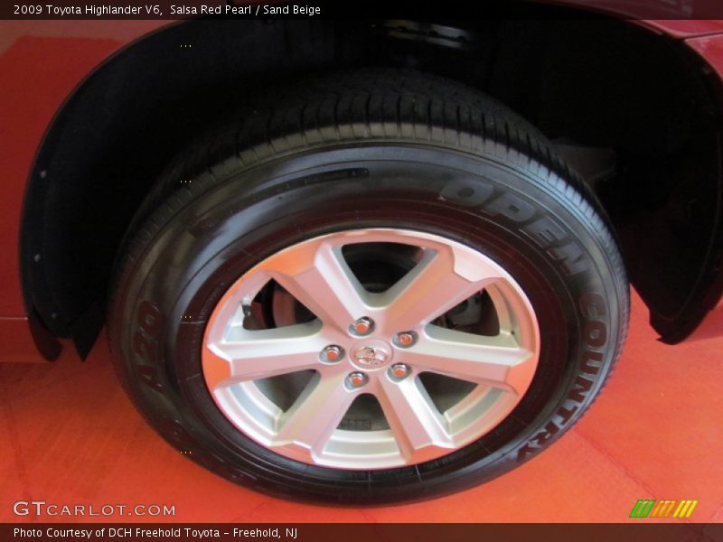Salsa Red Pearl / Sand Beige 2009 Toyota Highlander V6