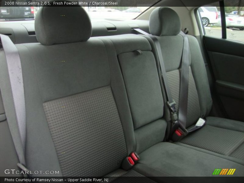 Fresh Powder White / Charcoal/Steel 2008 Nissan Sentra 2.0 S