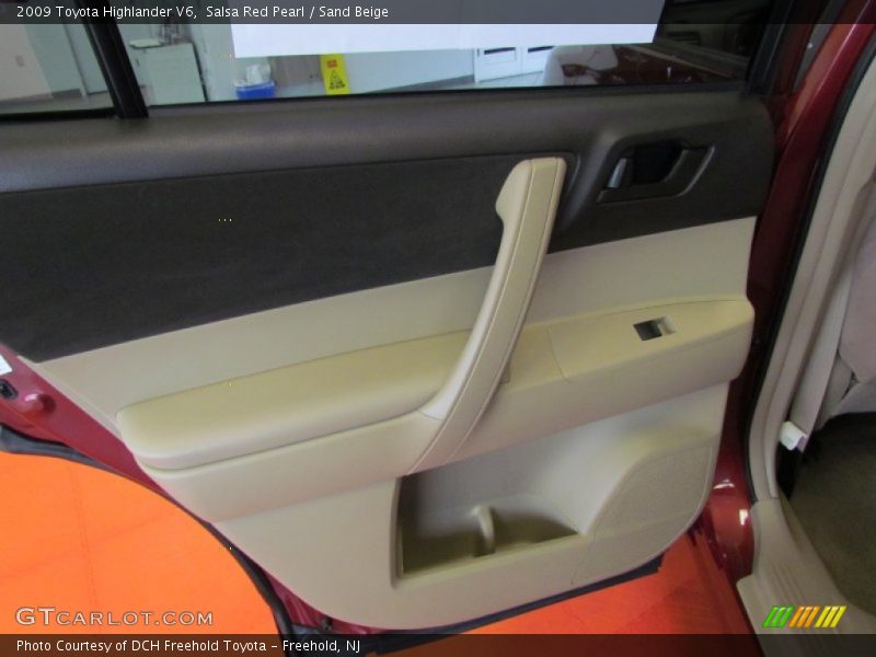 Salsa Red Pearl / Sand Beige 2009 Toyota Highlander V6
