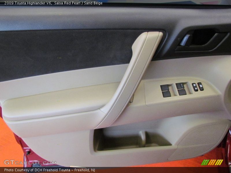 Salsa Red Pearl / Sand Beige 2009 Toyota Highlander V6