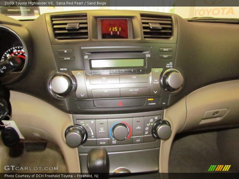 Salsa Red Pearl / Sand Beige 2009 Toyota Highlander V6