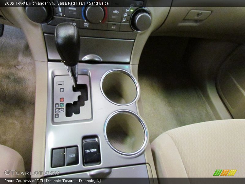 Salsa Red Pearl / Sand Beige 2009 Toyota Highlander V6