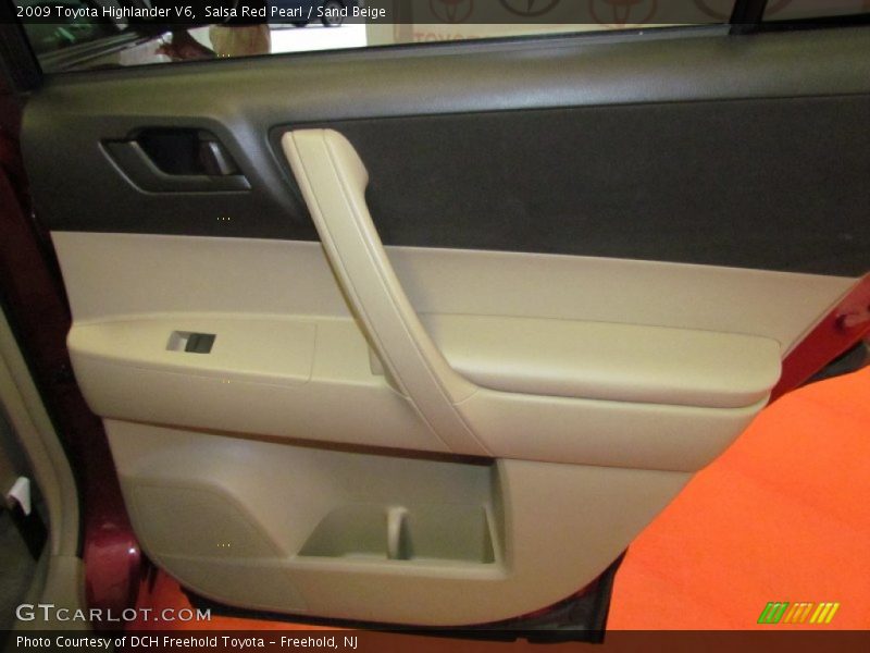 Salsa Red Pearl / Sand Beige 2009 Toyota Highlander V6