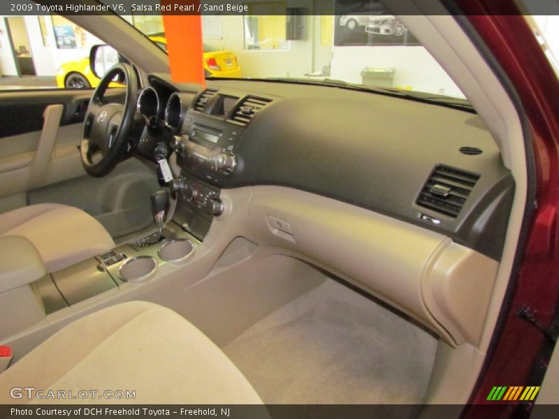 Salsa Red Pearl / Sand Beige 2009 Toyota Highlander V6