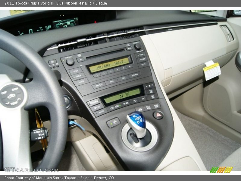 Blue Ribbon Metallic / Bisque 2011 Toyota Prius Hybrid II