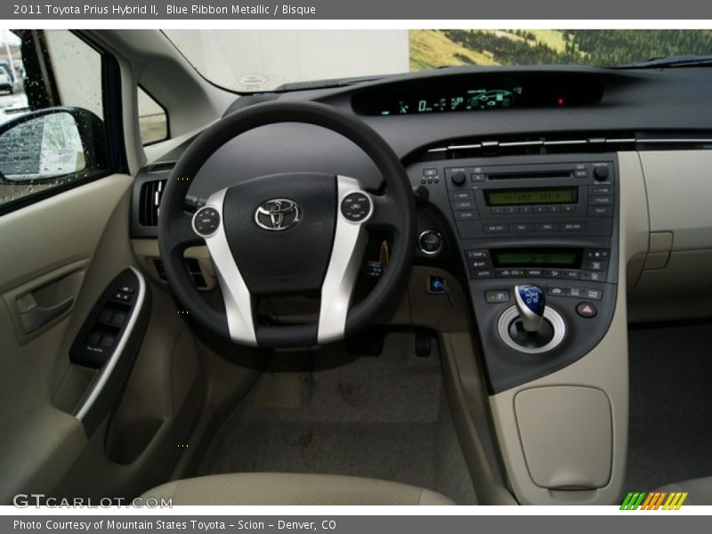 Blue Ribbon Metallic / Bisque 2011 Toyota Prius Hybrid II