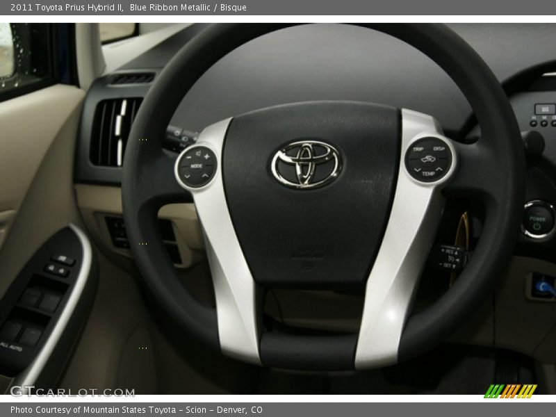 Blue Ribbon Metallic / Bisque 2011 Toyota Prius Hybrid II