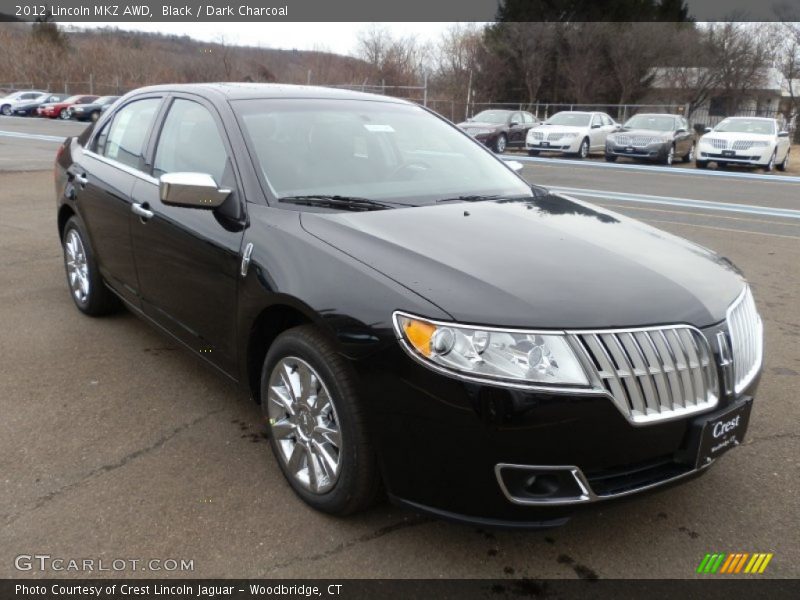 Black / Dark Charcoal 2012 Lincoln MKZ AWD