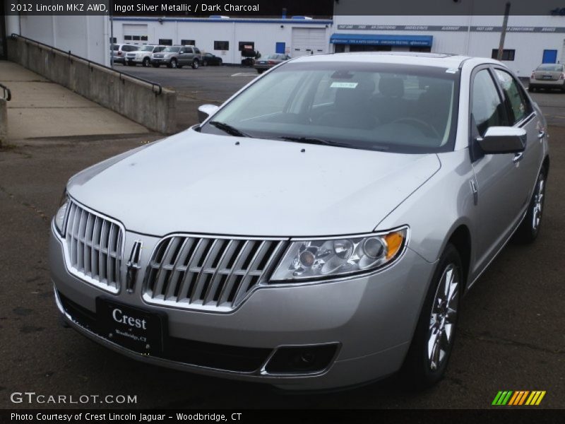 Ingot Silver Metallic / Dark Charcoal 2012 Lincoln MKZ AWD