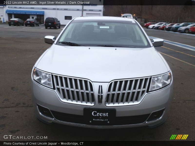 Ingot Silver Metallic / Dark Charcoal 2012 Lincoln MKZ AWD