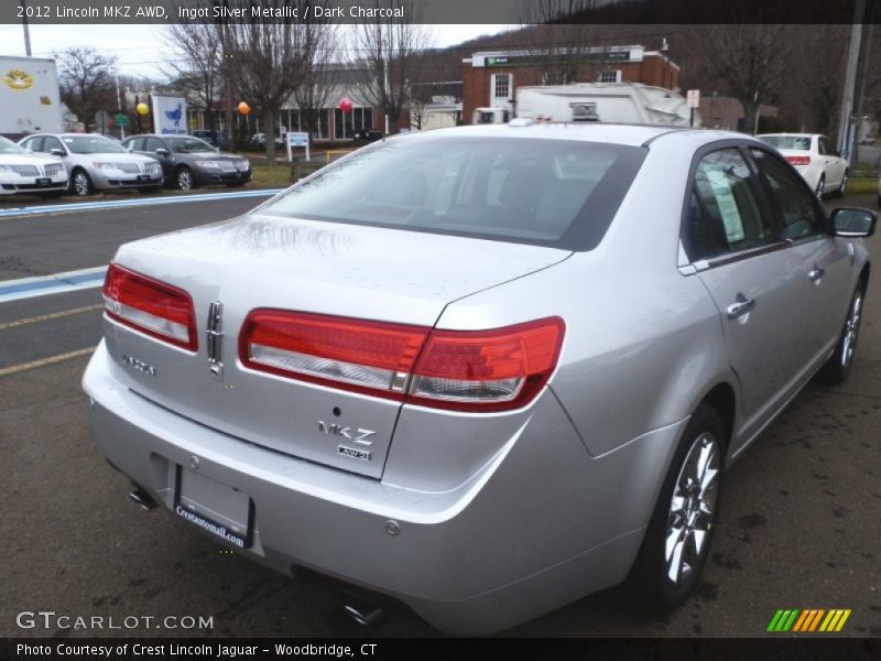 Ingot Silver Metallic / Dark Charcoal 2012 Lincoln MKZ AWD