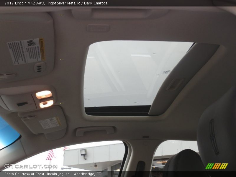 Ingot Silver Metallic / Dark Charcoal 2012 Lincoln MKZ AWD