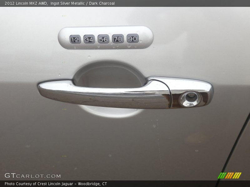 Ingot Silver Metallic / Dark Charcoal 2012 Lincoln MKZ AWD