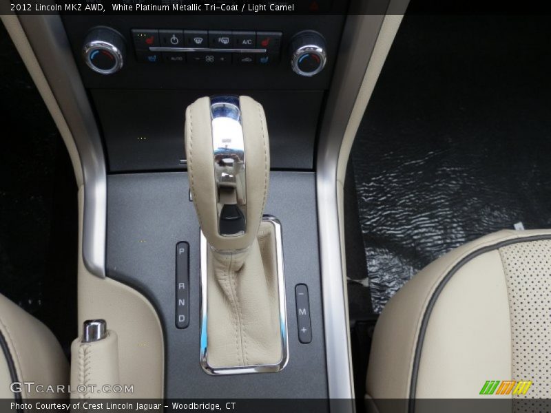 White Platinum Metallic Tri-Coat / Light Camel 2012 Lincoln MKZ AWD