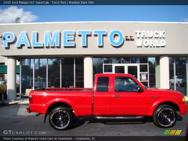 Torch Red / Medium Dark Flint 2005 Ford Ranger XLT SuperCab