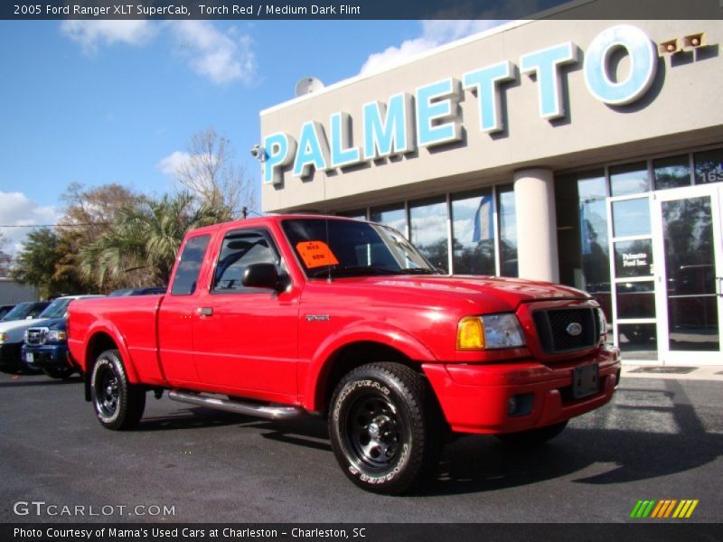 Torch Red / Medium Dark Flint 2005 Ford Ranger XLT SuperCab