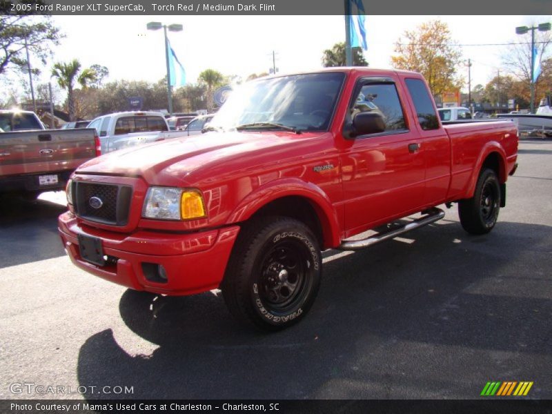 Torch Red / Medium Dark Flint 2005 Ford Ranger XLT SuperCab