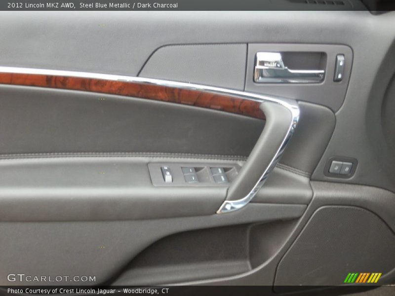Steel Blue Metallic / Dark Charcoal 2012 Lincoln MKZ AWD