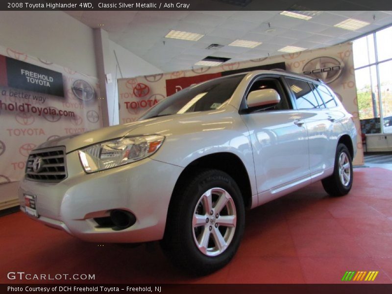 Classic Silver Metallic / Ash Gray 2008 Toyota Highlander 4WD