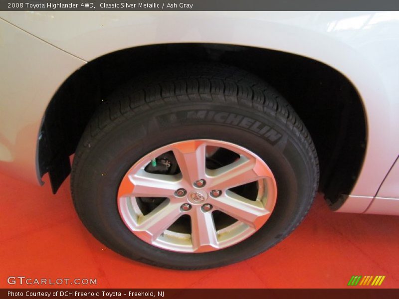 Classic Silver Metallic / Ash Gray 2008 Toyota Highlander 4WD