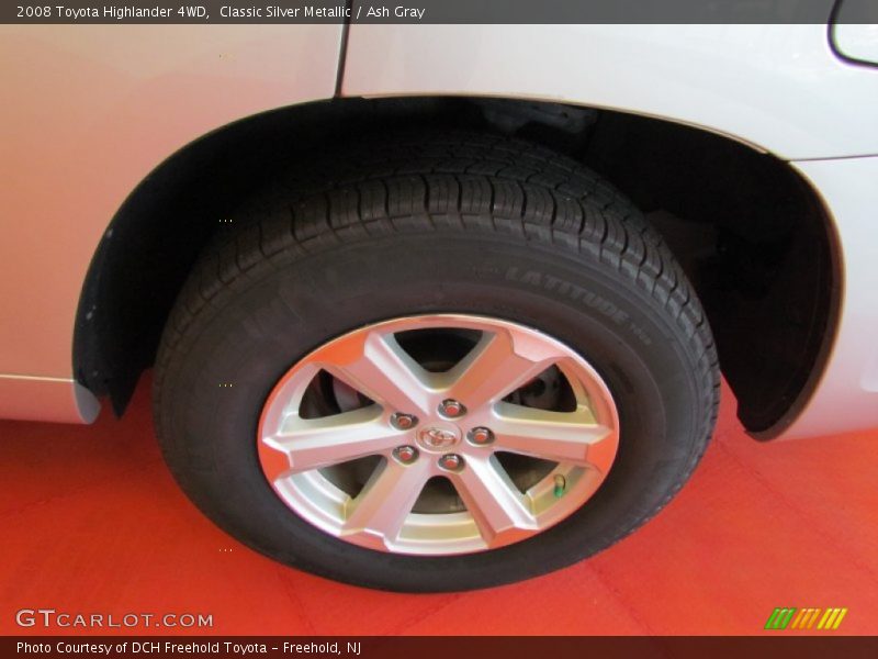 Classic Silver Metallic / Ash Gray 2008 Toyota Highlander 4WD