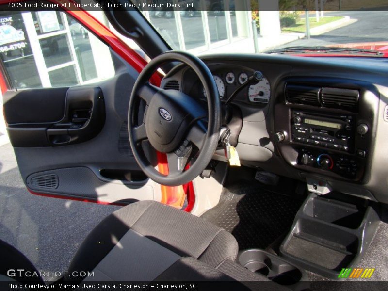 Torch Red / Medium Dark Flint 2005 Ford Ranger XLT SuperCab
