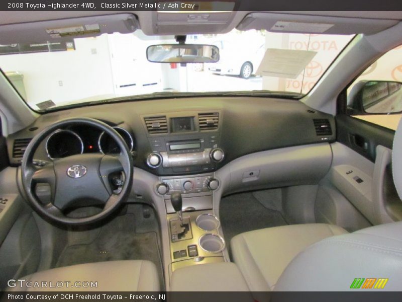 Classic Silver Metallic / Ash Gray 2008 Toyota Highlander 4WD
