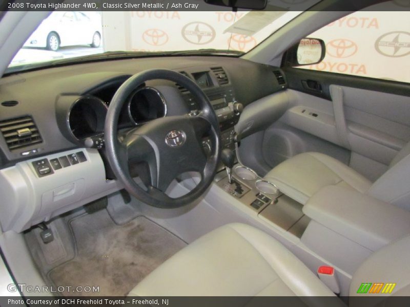 Classic Silver Metallic / Ash Gray 2008 Toyota Highlander 4WD