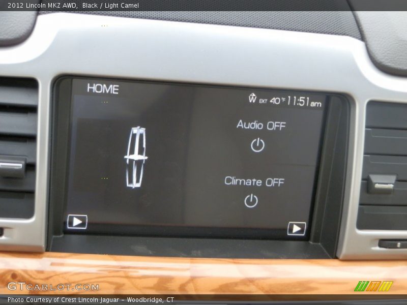 Black / Light Camel 2012 Lincoln MKZ AWD