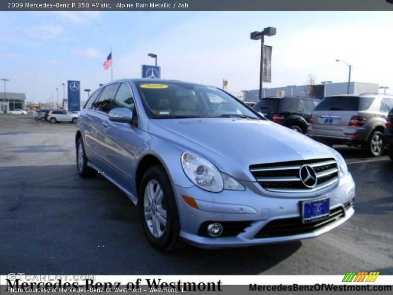 Alpine Rain Metallic / Ash 2009 Mercedes-Benz R 350 4Matic