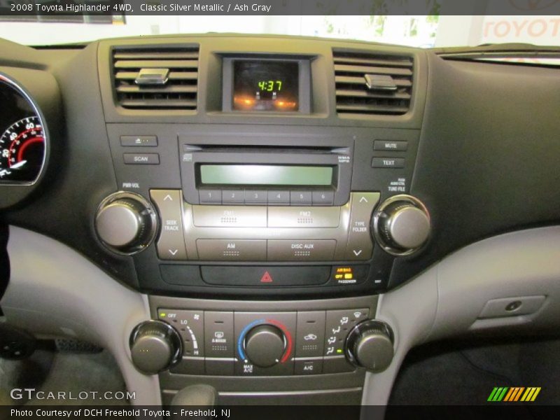 Classic Silver Metallic / Ash Gray 2008 Toyota Highlander 4WD