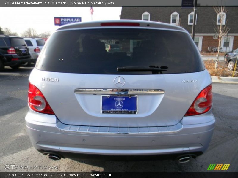 Alpine Rain Metallic / Ash 2009 Mercedes-Benz R 350 4Matic
