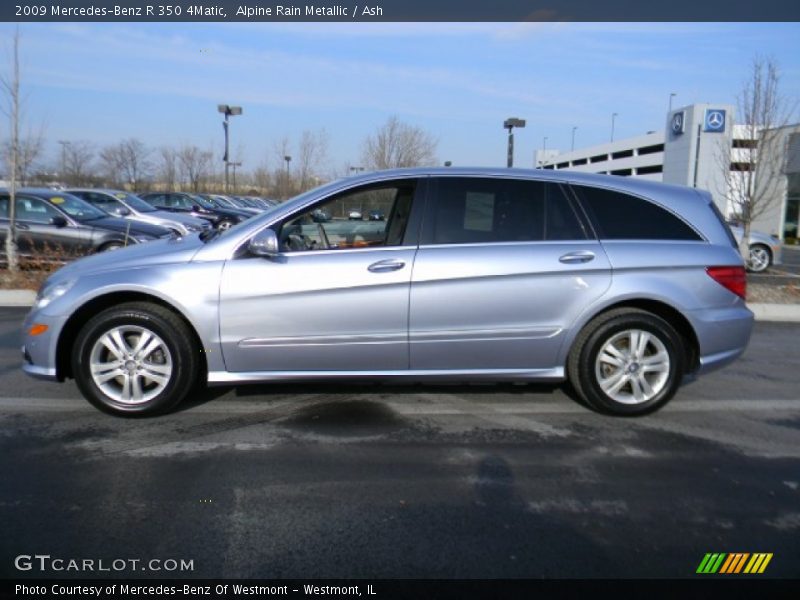 Alpine Rain Metallic / Ash 2009 Mercedes-Benz R 350 4Matic