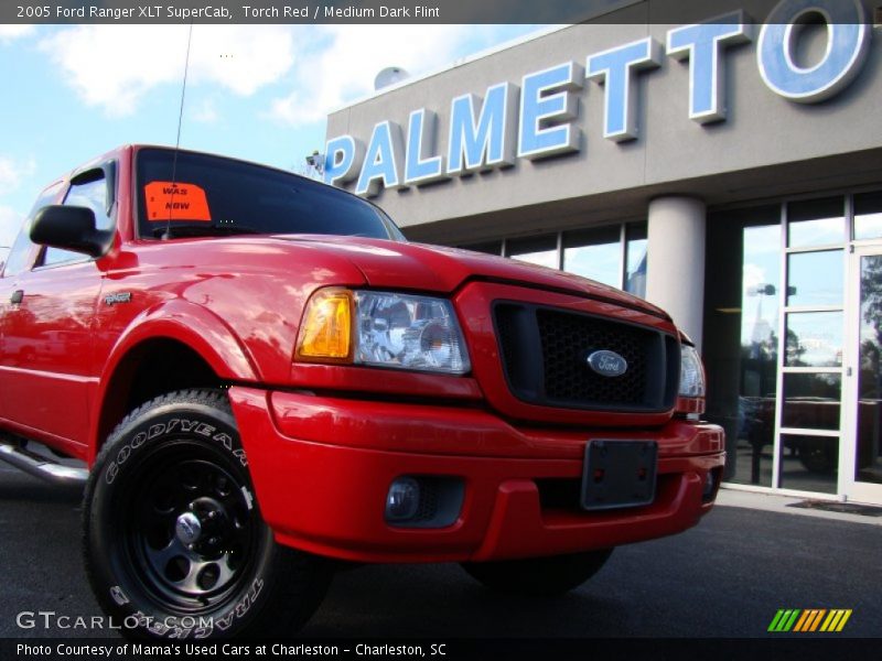 Torch Red / Medium Dark Flint 2005 Ford Ranger XLT SuperCab