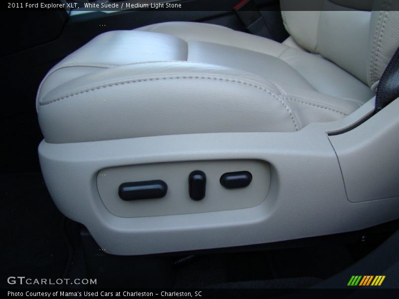 White Suede / Medium Light Stone 2011 Ford Explorer XLT