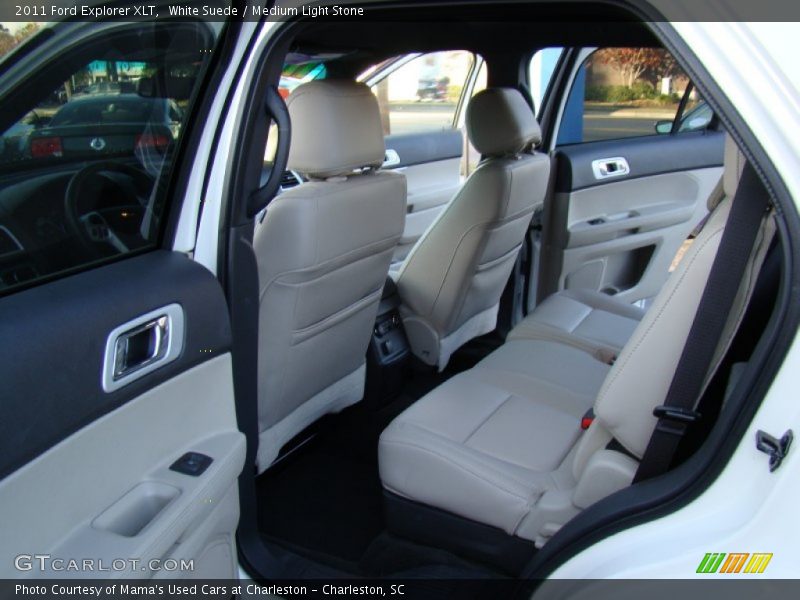 White Suede / Medium Light Stone 2011 Ford Explorer XLT