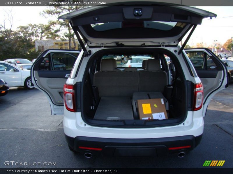 White Suede / Medium Light Stone 2011 Ford Explorer XLT
