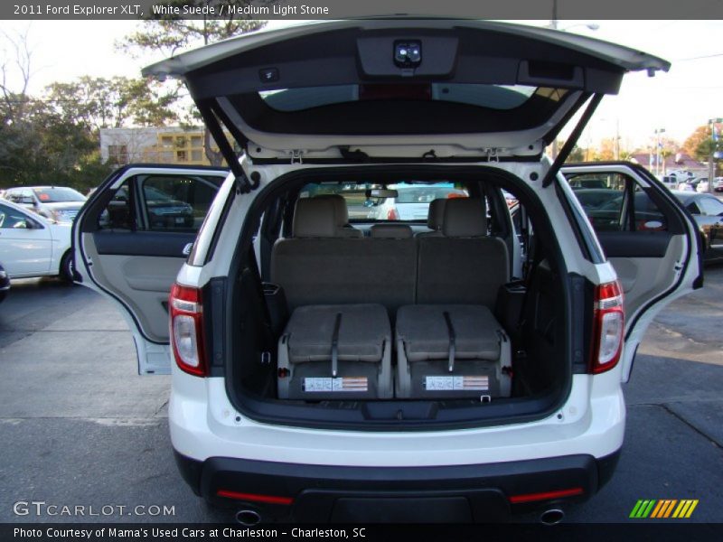 White Suede / Medium Light Stone 2011 Ford Explorer XLT