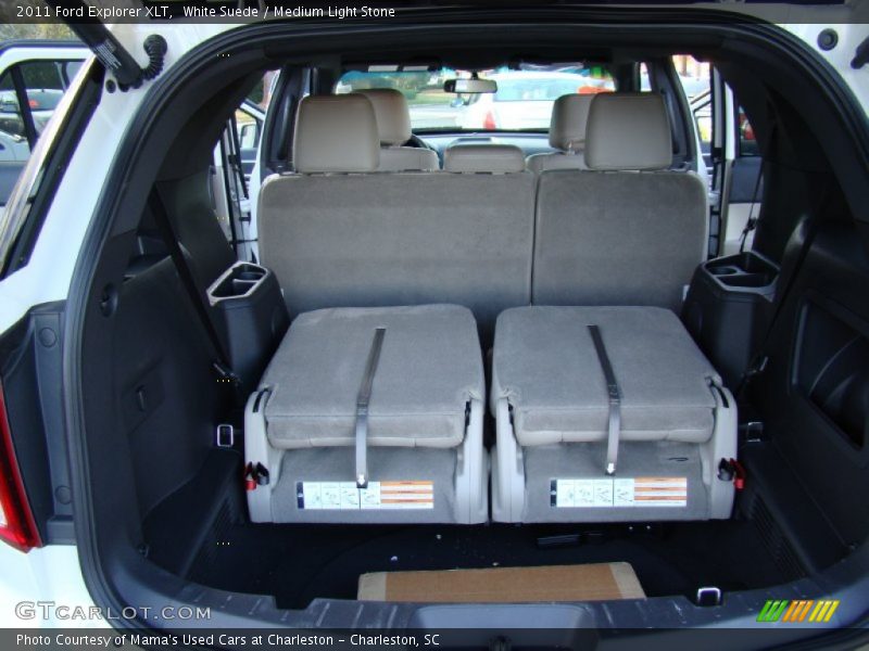 White Suede / Medium Light Stone 2011 Ford Explorer XLT