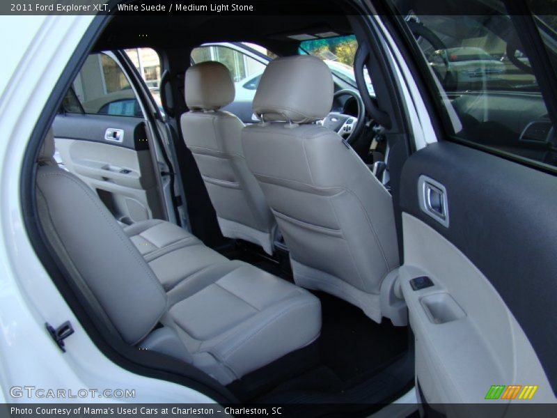 White Suede / Medium Light Stone 2011 Ford Explorer XLT