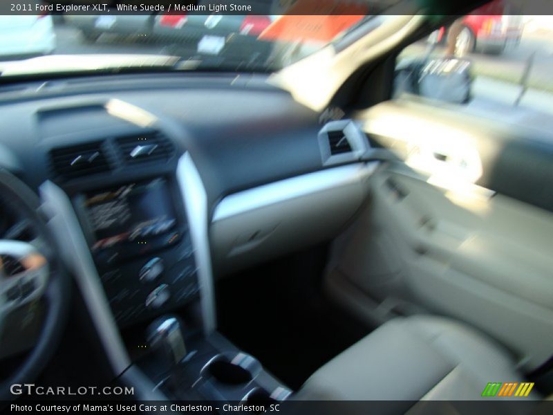 White Suede / Medium Light Stone 2011 Ford Explorer XLT