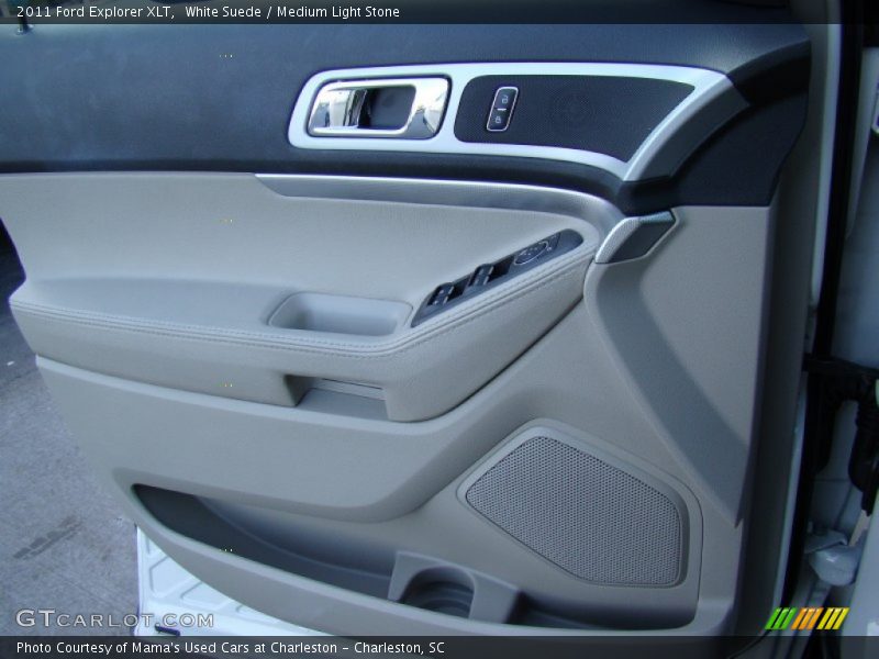 White Suede / Medium Light Stone 2011 Ford Explorer XLT