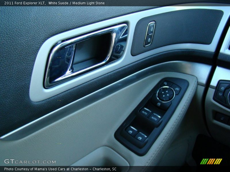 White Suede / Medium Light Stone 2011 Ford Explorer XLT