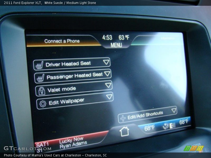 White Suede / Medium Light Stone 2011 Ford Explorer XLT