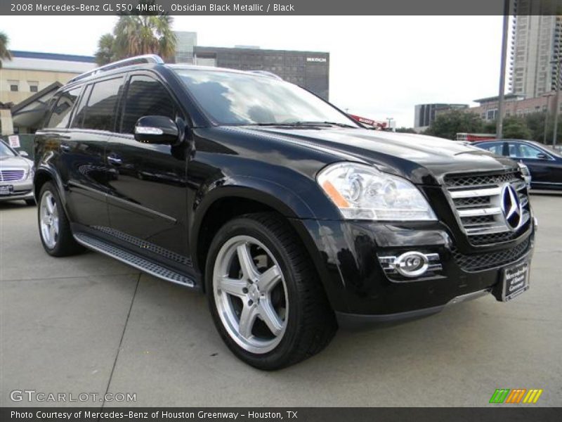 Obsidian Black Metallic / Black 2008 Mercedes-Benz GL 550 4Matic