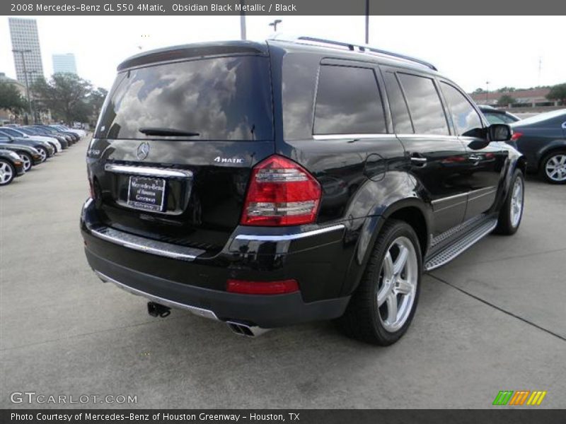 Obsidian Black Metallic / Black 2008 Mercedes-Benz GL 550 4Matic
