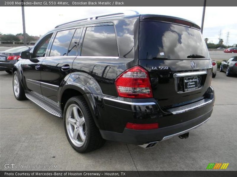 Obsidian Black Metallic / Black 2008 Mercedes-Benz GL 550 4Matic