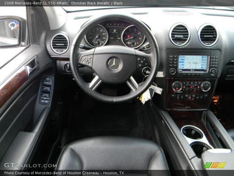 Obsidian Black Metallic / Black 2008 Mercedes-Benz GL 550 4Matic