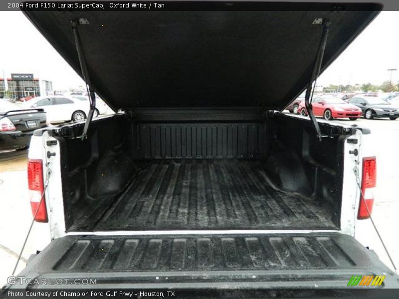 Oxford White / Tan 2004 Ford F150 Lariat SuperCab
