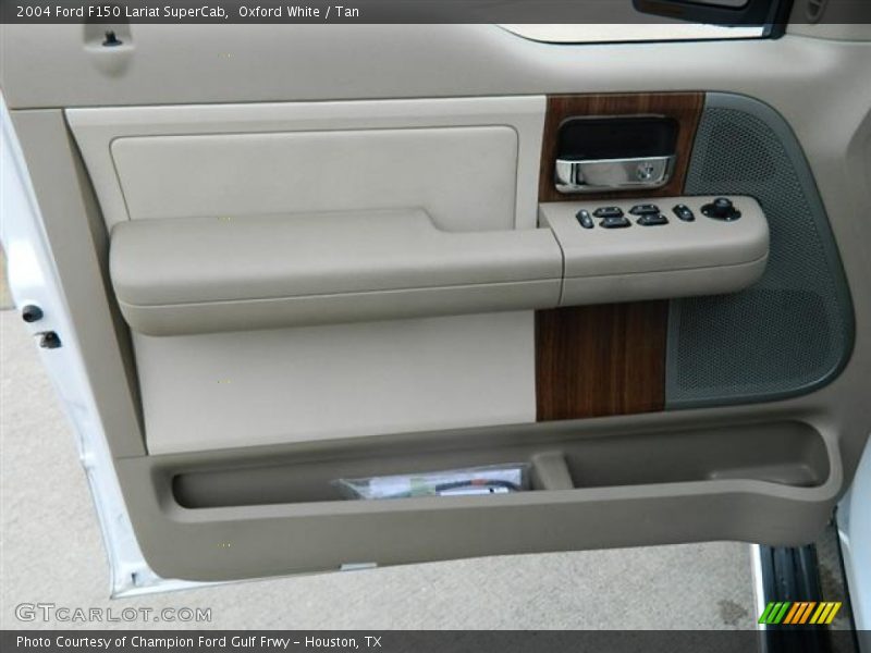 Oxford White / Tan 2004 Ford F150 Lariat SuperCab